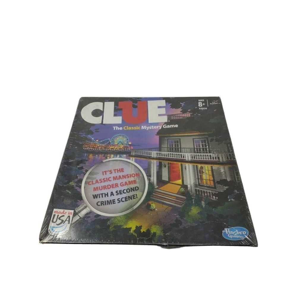 Clue Board Game 2013 Edition w/ 2 Versions: Classic Mansion Game & Boardwalk